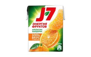 Сок "J7" Апельсин-мандарин