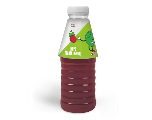 Морс Гранат, яблоко