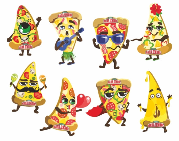 Наклейки "Пиджоники"